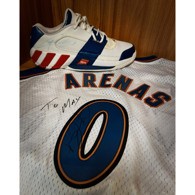 Gilbert Arenas親筆簽名巫師球衣 & Adidas Gil Zero