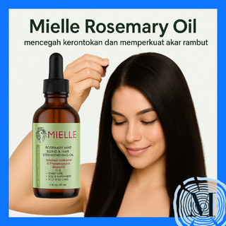 Rosemary Mint Oil Hair Tonic Vitamin Minyak Rambut MKBT347