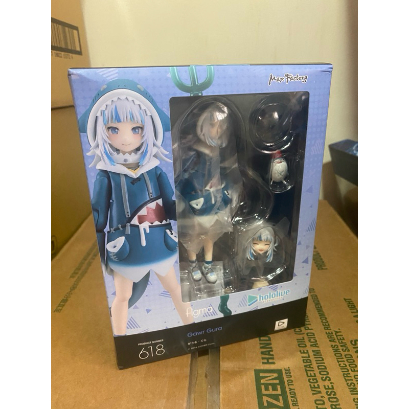 代理已拆 現貨 figma 618 Gura 古拉 鯊鯊 Hololive EN myth