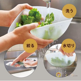 日本 COGIT 3WAY矽膠多功能濾水碗