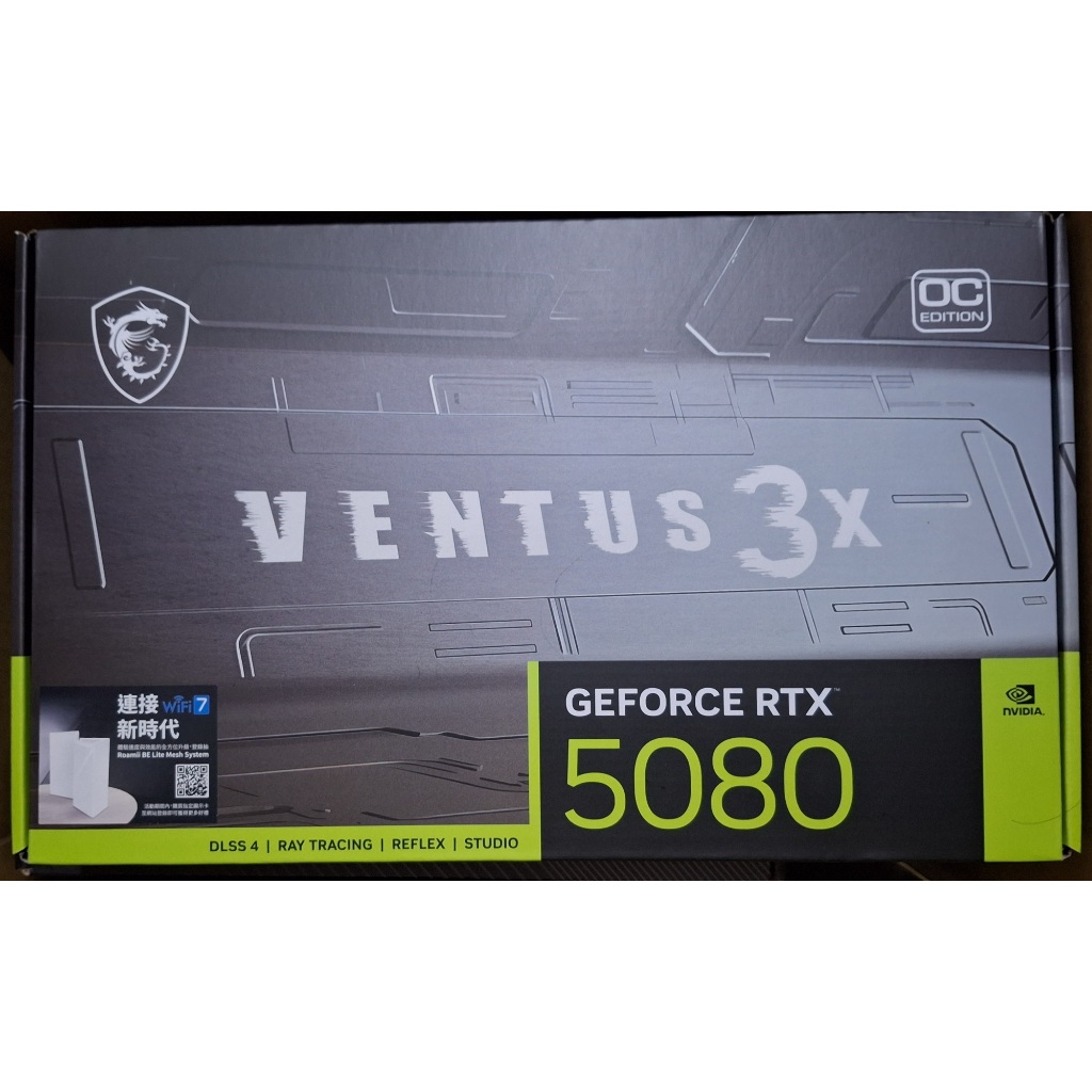 微星RTX 5080 16G VENTUS 3X OC RTX5080 5080非RTX5090 5090 5070ti