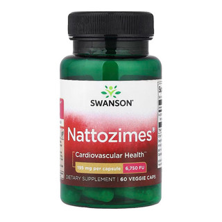 美國🇺🇸 Swanson 納豆激酶Nattozimes專利 195mg (6,750 FU) 60 粒 心血管