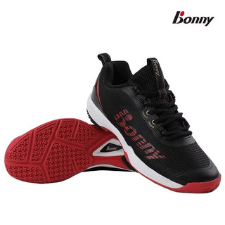 【一支獨秀羽球工坊】《鞋》Bonny 波力風影073專業羽球鞋1FWBYH073黑紅