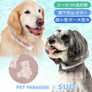 【PET PARADISE】寵物涼感SUO降溫項圈 (3S-L)｜PP熊熊 2025 28℃冰凍降溫 大人可用 防蟲效果