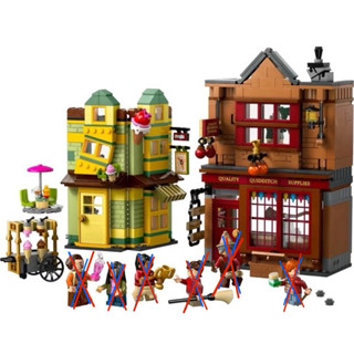 LEGO 76452 魁地奇商店和冰淇淋商店 純場景拆賣
