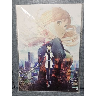 🔥日版絕版現貨🔥刀劍神域 SAO 劇場版 序列爭戰 周邊 資料夾 檔案夾 L夾 桐人 桐谷和人 亞絲娜 結城明日奈