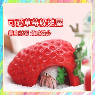 ★爬蟲新樂園★[臺灣現貨]超可愛高質感草莓躲避屋 漢堡躲避屋 質感滿分 環保樹酯材質 無毒無害 守宮 瘤尾守宮 角蛙