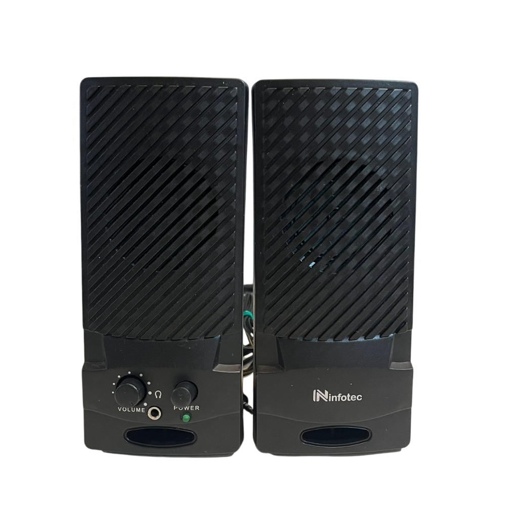 ❮二手❯ infotec 英富達 SP-102 160W P.M.P.O 2.0聲道桌上型多媒體喇叭 電腦喇叭 音箱音響