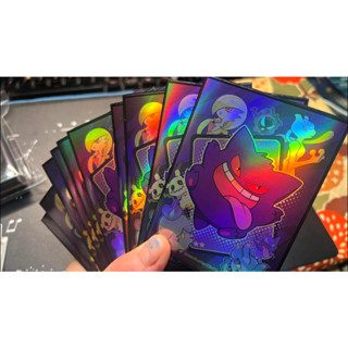 PTCG 適合寶可夢卡牌 卡套 保護套 非公式 自製印刷 海豹 耿鬼｜鐳射膜尺寸｜66X91mm