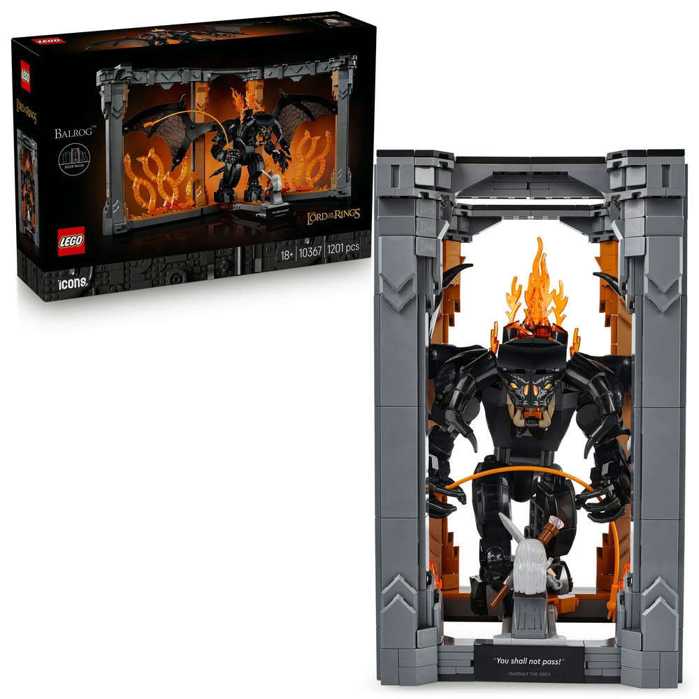 【台北大安｜尼歐玩具】LEGO 樂高 10367 魔戒：炎魔 書擋擺飾