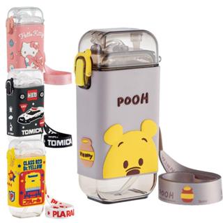 日本代購 skater 小熊維尼 Tomica S 方形吸管式水壺 280ml PSQ3ST