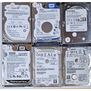 2.5吋 500G 二手硬碟 筆電硬碟 WD SEAGATE HITACHI TOSHIBA HGST 隨機出貨