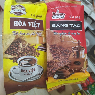 👉✨爆款 🏆越南原裝HOA VIET ca phe無新增粗研磨 滴漏 咖啡粉500g/包