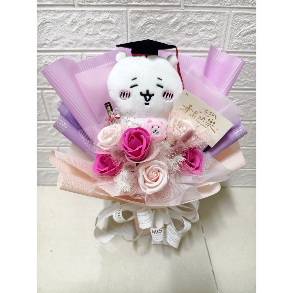 {＊~娃娃花束手作坊~＊}~吉伊卡哇-吉伊卡哇  情人 生日 畢業花束