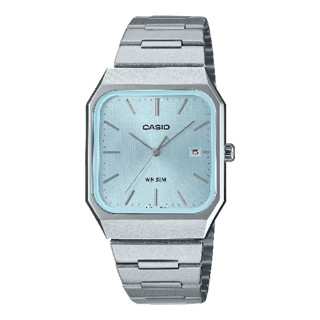 CASIO 卡西歐 MTP-B185D-2A2V 經典設計日期顯示時尚風格腕錶 淡藍面 32.5mm
