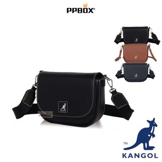 KANGOL 袋鼠 馬鞍包 限定款 65228704 時尚 皮革包 包包 側背包 手提包 女包 可拆式背帶 日韓穿搭