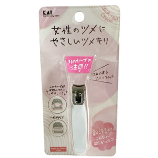 【潘蒂口袋屋】 快速出貨 日本製 貝印 KAI 女性專用 指甲剪 女用指甲剪 不鏽鋼 指甲刀 省力 KQ-2040