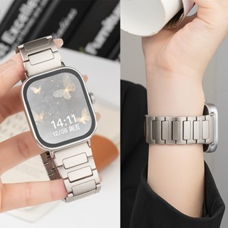 【隔日達】小米9Pro錶帶 小米8Pro錶帶 Redmi Watch 4/5 腕帶 金屬替換帶磁吸 三珠不鏽鋼金屬錶帶