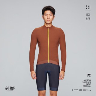 JAKROO捷酷*2025春季新品*ELITE NOVA男士條紋長袖騎行服長袖車衣