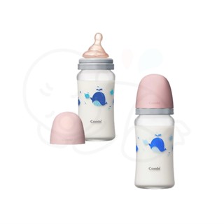 Combi 真實含乳寬口玻璃奶瓶240ml 【易美嬰童用品】
