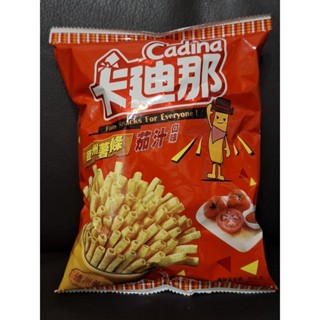 <零食最優惠>卡迪那 德州薯條 茄汁口味 60g 植物五辛素
