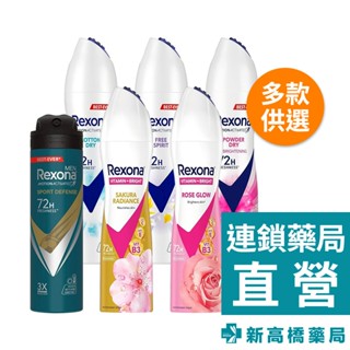蕊娜 制汗爽身噴霧 135ml 亮白乾爽／自由舒暢／清新舒棉／透亮玫瑰／透亮櫻花／運動乾爽【新高橋藥局】多款供選