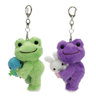 日本進口 Pickles the Frog 泡菜蛙 青蛙 絨毛娃娃吊飾 造型玩偶鎖 玩偶娃娃 娃娃吊飾 包包吊飾
