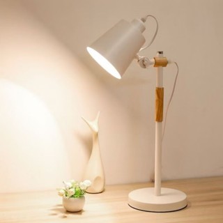 檯燈桌上型檯燈簡約現代插電式檯燈北歐風檯燈寢室臥室床頭燈E27檯燈閱讀燈小夜燈LED檯燈