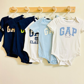 GAP Logo短袖包屁衣、針織外套、長短袖包屁衣、連身衣〚二手〛59、73cm、80cm、90cm、1Y、2Y、3Y
