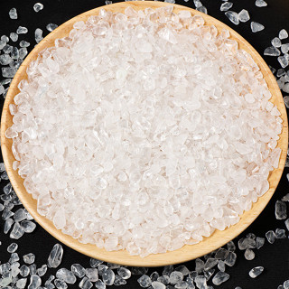 【AURA GEMS】天然透亮消磁石 白水晶碎石 白水晶消磁石 水晶枕手鏈凈化供佛碎石散裝 原石