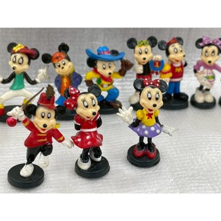 二手收藏老物 米奇米妮印章公仔擺飾 早期絕版 復古公仔擺設 迪士尼 扭蛋 轉蛋 盲盒 食玩