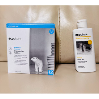 【ecostore宜可誠】全新未使用洗碗機專用環保洗碗錠+潤乾精（不獨立販售）