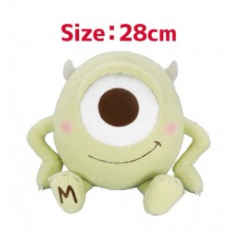 日本國內景品/日空版/非代理版/怪獸電力公司/大眼仔/麥克華斯基/大眼仔特大玩偶/日本大眼怪特大娃娃