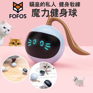 (現貨)折價券+蝦幣回饋【FOFOS】自動逗貓球 逗貓魔球 貓玩具 滾動逗貓球 寵物玩具 貓咪玩具 逗貓神器 電動玩具