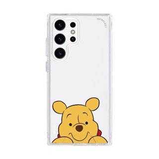 【TOYSELECT】Disney經典-維尼的微笑防摔透明SAMSUNG手機殼