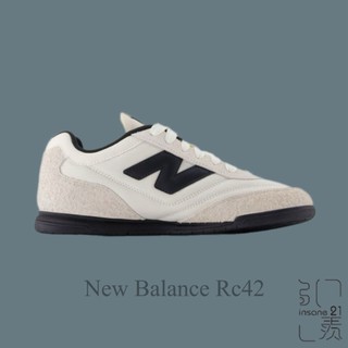 niko and...x NEW BALANCE RC42 字母鞋帶 聯名款 毛邊 黑白 復古鞋 URC42NAL