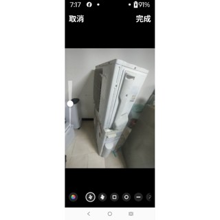 2018年～二手中古禾聯2.8噸變頻冷暖分離式冷氣，2018年，型號HI-G72H，保固3個月