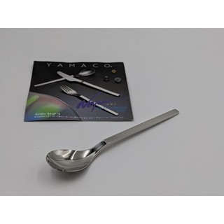 日本製 YAMACO 山崎金屬 不銹鋼 NAPOLI系列 甜點湯匙 12cm 全新