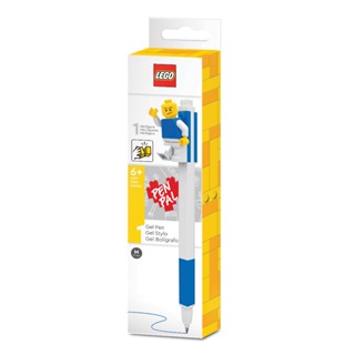 【LEGO】樂高 樂高積木原子筆 - 藍色(附人偶) 藍筆 筆 原子筆 樂高人偶 文具 LG001