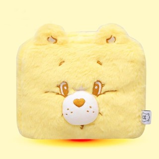Care Bears彩虹熊 立體大臉收納包-黃 墊腳石購物網