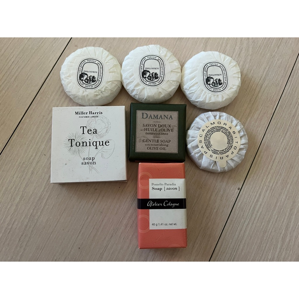 Diptyque/Miller Harris/DAMANA/Pascal Morabito香皂(全新，售價為單個)