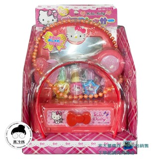 HELLO KITTY 迷你化妝臺 MOK00452 梳妝臺玩具 家家酒 吹風機 化妝鏡 項鍊 梳子 女孩玩具 黑冷媽