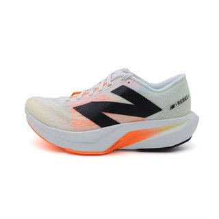 New Balance FuelCell Rebel 螢光橘白 網布 厚底 寬楦 運動鞋 女款 J2858【新竹皇家】