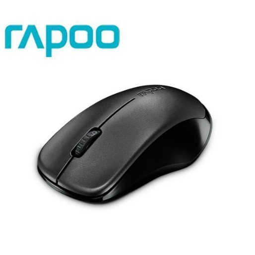 【阿福3C】Rapoo 雷柏 1620 無線光學滑鼠（黑） 1000 DPI/隨插即用/長效壽命/無線連接
