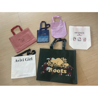 全新 Roots購物袋 50週年森林海狸限量版 特大號 airspace avivi 中華航空 artbox mobo
