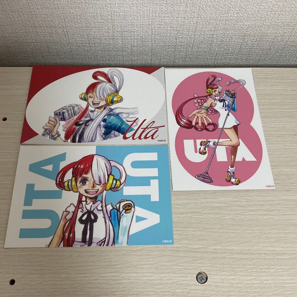 東京海賊王草帽商店 現貨 海賊王 航海王 one piece RED 電影版 劇場版 美音 UTA 明信片組合
