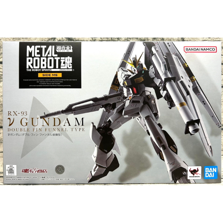 METAL ROBOT魂 MR魂 ν鋼彈 逆襲的夏亞 雙翼 狀感應砲 裝備型 牛鋼 NU