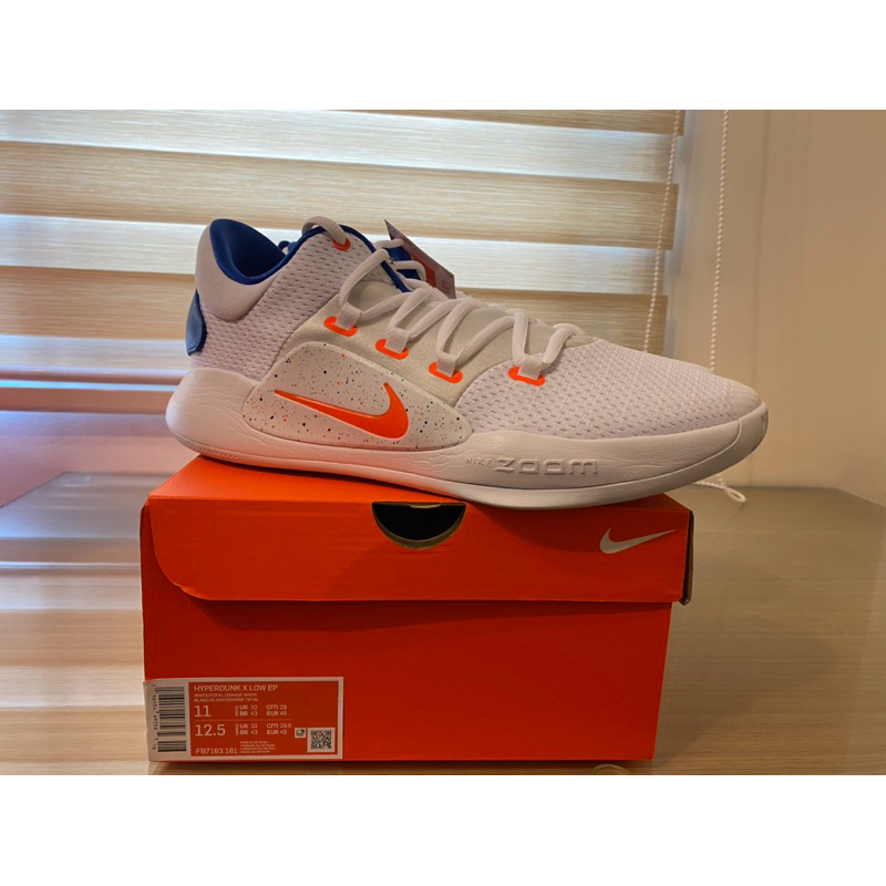 全新台灣公司貨 NIKE HYPERDUNK X LOW EP FB7163-181 白藍橘 XDR us11