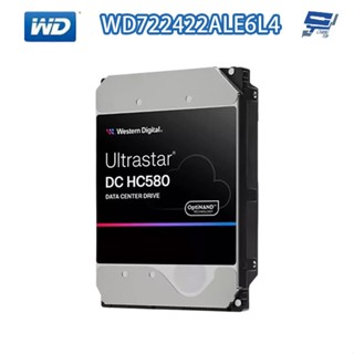 昌運監視器 WD Ultrastar DC HC580 22TB 企業級硬碟 (WD722422ALE6L4)