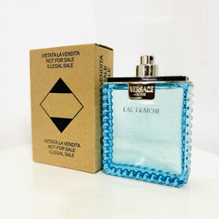 附發票 Versace Eau Fraiche 凡賽斯雲淡風輕男性淡香水 TESTER 100ml
